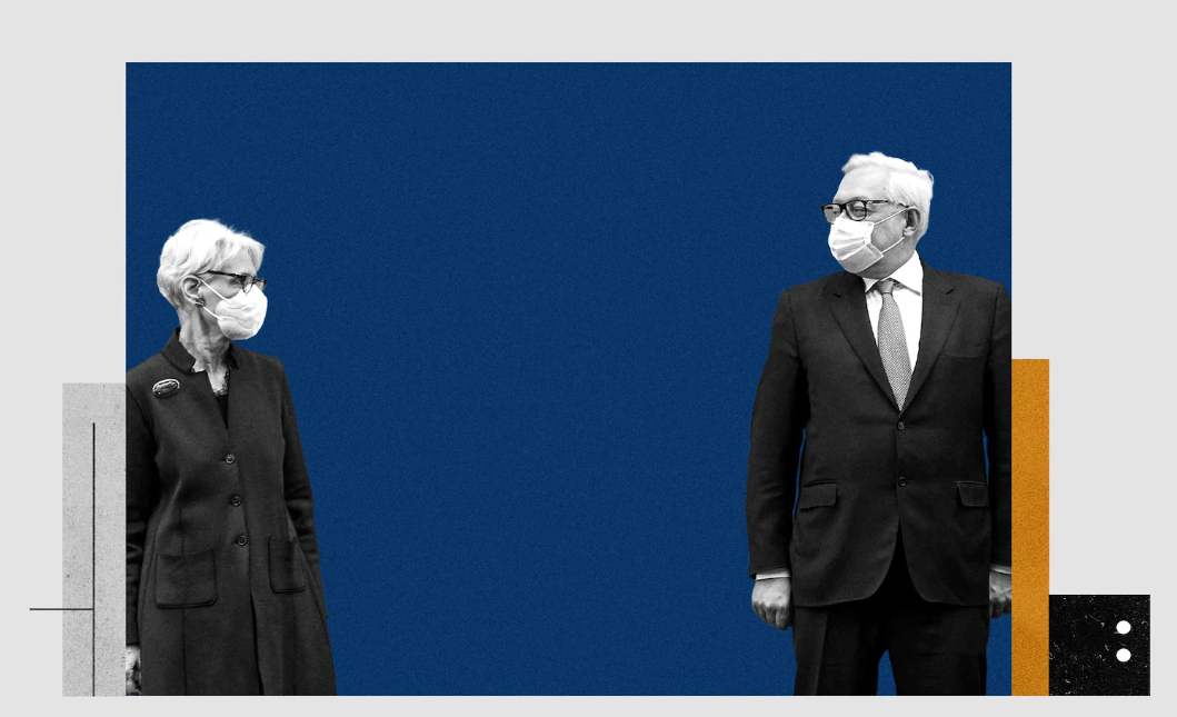 Заступник держсекретаря Венді Шерман і заступник міністра закордонних справ Росії Сергій Рябков у Женеві